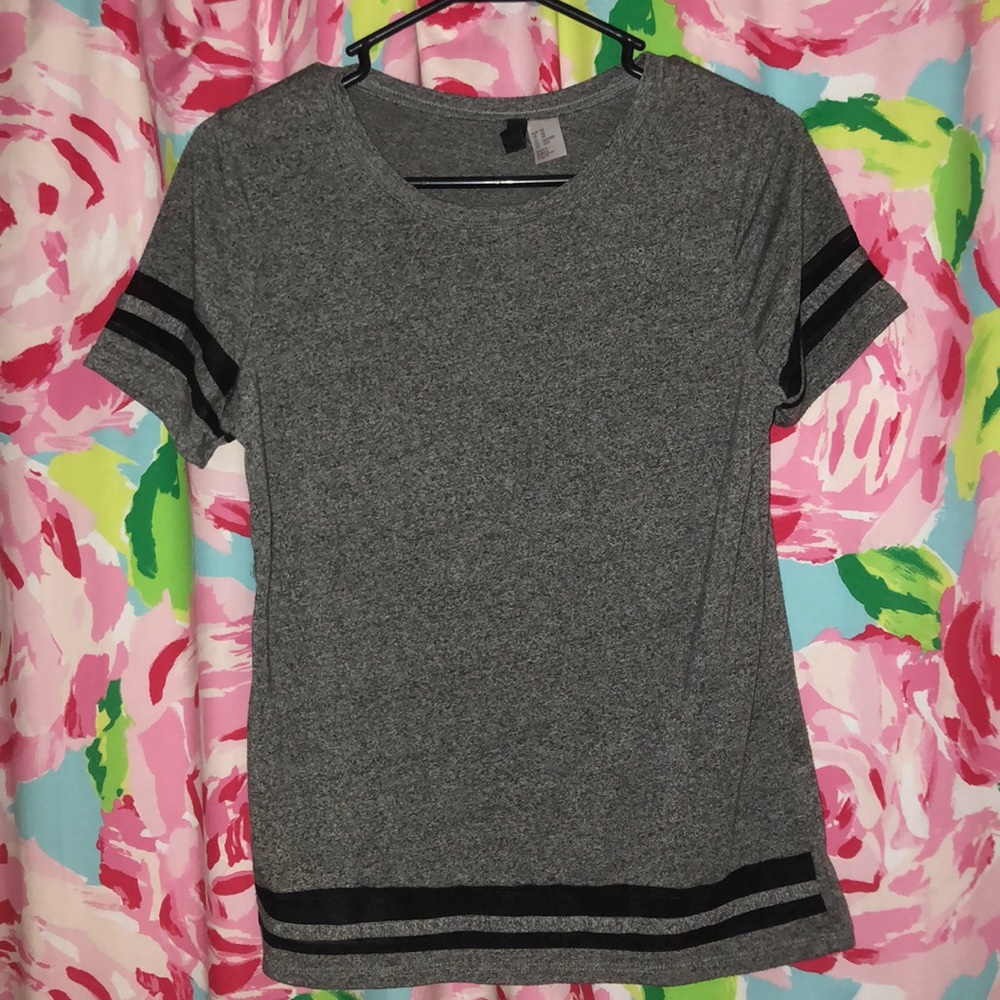 Grey baseball theme tee, XS from H&M.